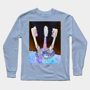 Toothbrush Chat Long Sleeve T-Shirt